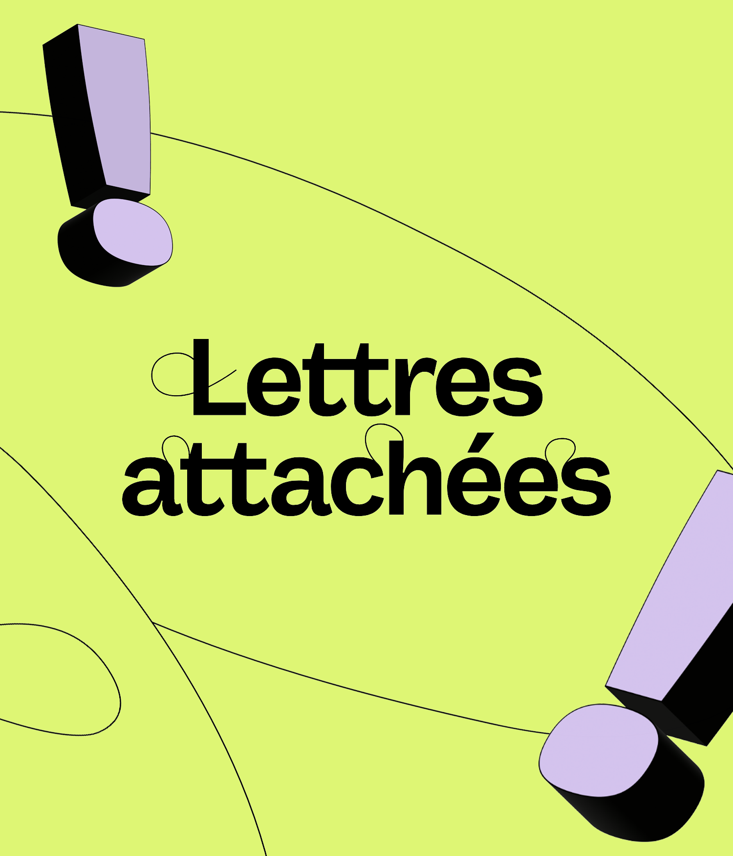 Lettres attachées